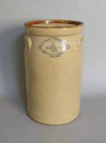 Stoneware butter churn