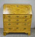 Chippendale Tiger Maple Slantlid Desk