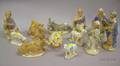 Twelvepiece Contemporary Porcelain Figural Nativity Group