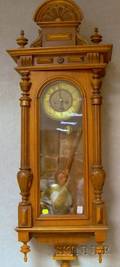 Walnut Vienna Regulator Clock