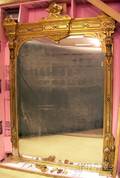 Large Victorian Renaissance Revival Giltwood and Plaster Overmantel Mirror