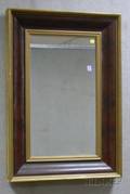 Empire Giltwood and Mahogany Veneer Mirror