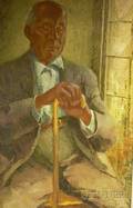 Framed 20th Century American Oil on Canvas Portrait of Egbert Brown