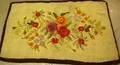 Waldoborotype Floral Pattern Hooked Rug