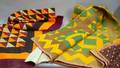 Pieced Cotton Geometric Pattern Coverlet and Quilt