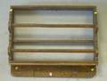 Country Wooden Wall Plate Rack
