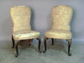 Pair of Georgian style back stools