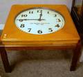 Oak Self Winding Clock Company Coffee Table