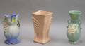 Two Weller Vases and a McCoy Art Pottery Vase