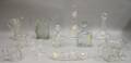 Approximately Thirteen Pieces of Colorless Pressed and Cut Glass