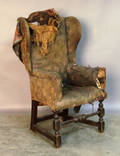 New England William  Mary armchair