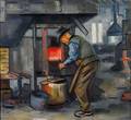 Erle Loran American 19051999 Tempering Steel