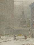 Johann Berthelsen DanishAmerican 18831969 St Pauls Chapel New York