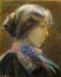 Josephine S Couper American 18671957 Portrait of a Woman in Profile