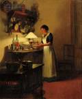 Marcel Rieder French 18521942 Kitchen Interior