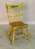 Painted childs rodback windsor chair