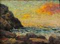Joseph B Kahill American 18821957 Coastal Cliffs Monhegan