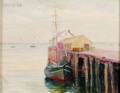 William Anton Joseph Claus GermanAmerican 18621926 Provincetown Dock