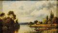 Thomas Spinks British fl 18721907 Lot of Two River Views