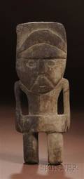 PreColumbian Carved Wood Figure