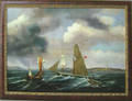 Oil on canvas seascape