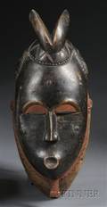 African Carved Wood Mask