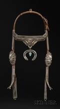 Southwest Silver and Leather Bridle