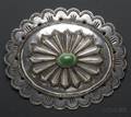 Southwest Silver and Turquoise Concha