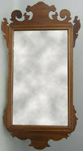 Chippendale mahogany looking glass
