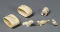 Six Eskimo Ivory Carvings