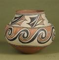 Southwest Polychrome Pottery Olla