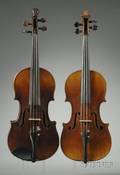 Two German Violins c 1890