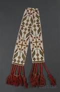 Great Lakes Loomwoven Beaded Sash