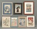 Seven Japanese Prints