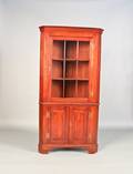 Henkel Harris mahogany corner cupboard