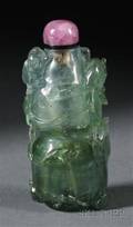 Tourmaline Snuff Bottle