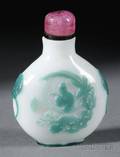 Overlay Glass Snuff Bottle