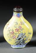 Canton Enamel Snuff Bottle