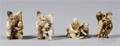 Four Ivory Netsuke