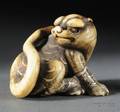 Ivory Tiger Netsuke