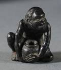Carved Ebony Netsuke