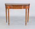 Philadelphia Sheraton mahogany card table ca 1815