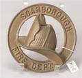 Scarborough Fire Department Cast Metal Fire Mark
