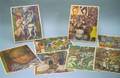 Eight Prints Depicting Diego Rivera Frescoes in Mexico