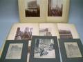 Seven Albumen Photographs Related to Construction of the Trinity Building Manhattan