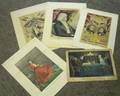 Lot of Five Unframed Currier  Ives Lithographs