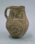 PreColumbian type Paint Decorated Pottery Jug