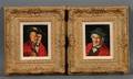 Inge Wolfle German b 1928 Lot of Two Portraits of Gentleman