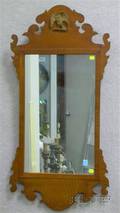 Chippendalestyle Tiger Maple Mirror