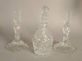 French glass decanter